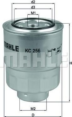 Knecht/Mahle KC 256D топливный фильтр на HONDA CR-V III (RE)