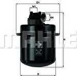Knecht/Mahle KL 109 топливный фильтр на HONDA PRELUDE IV (BB)