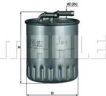 Knecht/Mahle KL 155/1 топливный фильтр на MERCEDES-BENZ G-CLASS (W463)