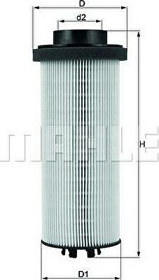 Knecht/Mahle KX 262D топливный фильтр на DAF CF 85