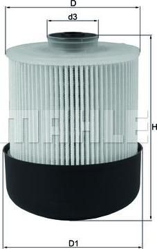 Knecht/Mahle KX 338/28D топливный фильтр на RENAULT CAPTUR