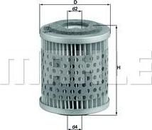 Knecht/Mahle KX 38 топливный фильтр на MAN HOCL