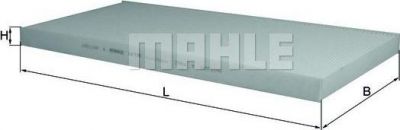 Knecht/Mahle LA 170 фильтр, воздух во внутренном пространстве на IVECO Trakker