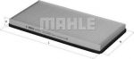 Knecht/Mahle LA 353 фильтр, воздух во внутренном пространстве на MERCEDES-BENZ SK