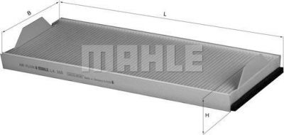 Knecht/Mahle LA 358 фильтр, воздух во внутренном пространстве на MERCEDES-BENZ AXOR 2