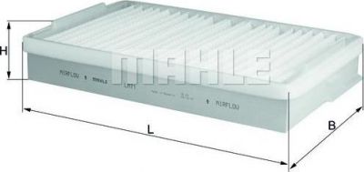 Knecht/Mahle LA 71 фильтр, воздух во внутренном пространстве на GINAF X-Series