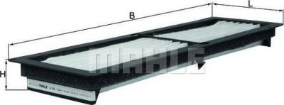 Knecht/Mahle LA 934 фильтр, воздух во внутренном пространстве на VOLVO 460 L (464)