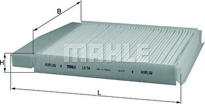 KNECHT/MAHLE Фильтр салонный VOLVO 60/70/80 00-> (LA54, LA54)