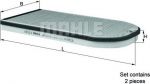 Knecht/Mahle LAK 613/S фильтр, воздух во внутренном пространстве на 7 (E38)