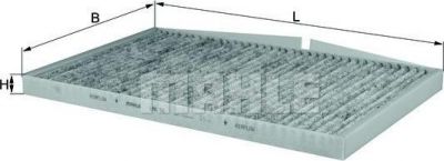 KNECHT/MAHLE Фильтр салонный (угольный) AD A6 95-97 +AC угольный (4A1820367, LAK58)