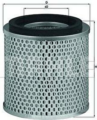 Knecht/Mahle LX 1077 воздушный фильтр на OPEL CAMPO (TF_)
