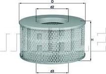 Knecht/Mahle LX 1641 воздушный фильтр на TOYOTA HILUX II пикап (LN8_, RN5_, LN6_, YN6_, YN5_, LN5_, RN6_)