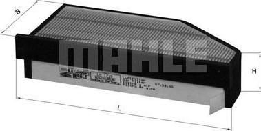 Knecht/Mahle LX 1710 воздушный фильтр на MOTORCYCLES K