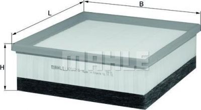 Knecht/Mahle LX 2077/4 воздушный фильтр на 1 (F21)