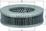 Knecht/Mahle LX 225 воздушный фильтр на TOYOTA CELICA (TA60, RA40, RA6_)