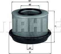 Knecht/Mahle LX 268 воздушный фильтр на MERCEDES-BENZ O 305