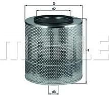 Knecht/Mahle LX 2814 воздушный фильтр на VOLVO 9700