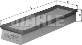 Knecht/Mahle LX 35 воздушный фильтр на RENAULT 21 универсал (K48_)