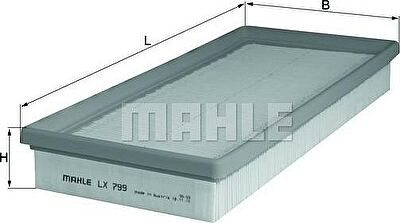 Knecht/Mahle LX 799 воздушный фильтр на FORD MONDEO I седан (GBP)