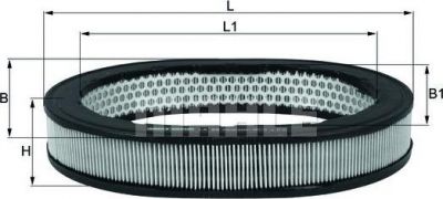 Knecht/Mahle LX 88 воздушный фильтр на MAZDA 323 III Hatchback (BF)