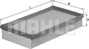 Knecht/Mahle LX 993 воздушный фильтр на RENAULT CLIO II (BB0/1/2_, CB0/1/2_)