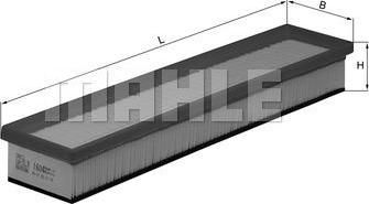 KNECHT/MAHLE Фильтр воздушный JAGUAR X-type 2.0D,2.2D 03- (LX1604)