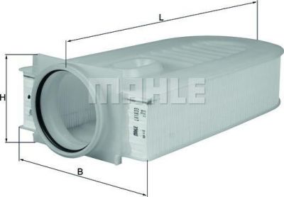 KNECHT/MAHLE Фильтр воздушный MB W204 (A651 094 01 04, LX1833)