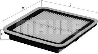 KNECHT/MAHLE Фильтр воздушный SUBARU Impreza/ Legacy/Tribeca 03- (16546AA120, LX2672)
