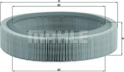 KNECHT/MAHLE Фильтр воздушный PEUGEOT RENAULT (7700724875, LX317)