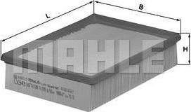 KNECHT/MAHLE Фильтр воздушный E36/39/46 1.6-2.8 (13721730946, LX343)