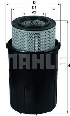 KNECHT/MAHLE Фильтр воздушный MB T1 (30945104, LX388)