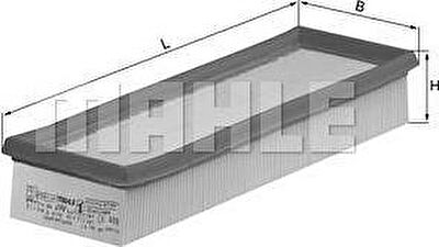 KNECHT/MAHLE Фильтр воздушный PEUGEOT 306/405/406 REN Clio (LX488, LX488)