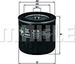 Knecht/Mahle OC 98 масляный фильтр на PEUGEOT 205 II (20A/C)