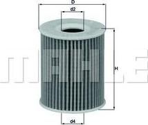 Knecht/Mahle OX 422D масляный фильтр на SKODA FABIA Combi