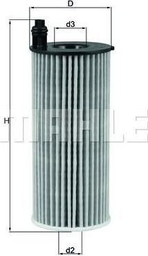Knecht/Mahle OX 813/1D масляный фильтр на 4 кабрио (F33, F83)