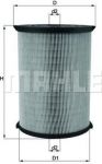 Knecht/Mahle OX 975D масляный фильтр на MERCEDES-BENZ ACTROS