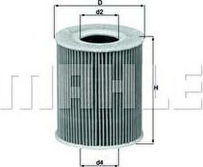 KNECHT/MAHLE Фильтр масляный MAZDA 6/FORD (L32114302, OX203D)