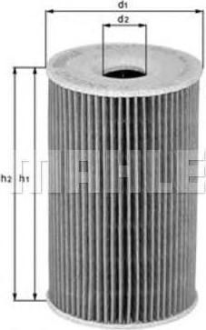 KNECHT/MAHLE Фильтр масляный CITROEN/FORD/VOLVO/LAND ROVER 2.0D/2.2D (1717510, OX339/2D)