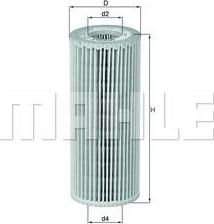 KNECHT/MAHLE Фильтр масляный AD A4/ A6/ A8 (06E115562A, OX381D)