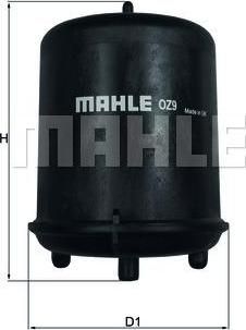 Knecht/Mahle OZ 9D масляный фильтр на DAF CF 85