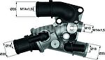 Knecht/Mahle TI 101 80D термостат, охлаждающая жидкость на FIAT PUNTO (176)