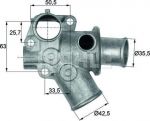 Knecht/Mahle TI 112 80D термостат, охлаждающая жидкость на FIAT TEMPRA S.W. (159)