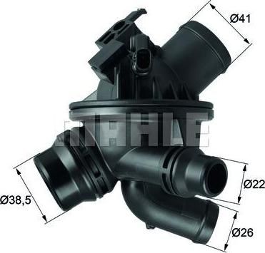 Knecht/Mahle TM 21 97 термостат, охлаждающая жидкость на 5 (F10, F18)