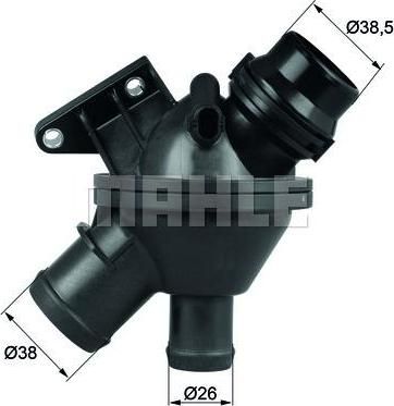 KNECHT/MAHLE Термостат KNECHT/MAHLE TM 25 108 (TM 25 108)