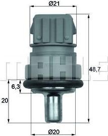 KNECHT/MAHLE Датчик температуры охлаждающей жидкости AD VW 97-> 4-x конт зеленый (059 919 501, TSE 1D)