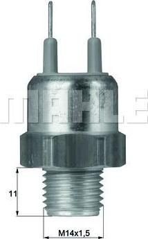 Knecht/Mahle TSW 23D термовыключатель, вентилятор радиатора на 3 Touring (E30)