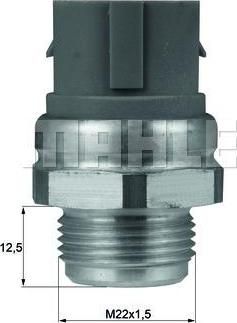 Knecht/Mahle TSW 48D термовыключатель, вентилятор радиатора на SKODA OCTAVIA Combi (1U5)