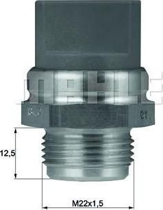 KNECHT/MAHLE Датчик включения вентилятора VAG (811 959 481, TSW 9D)