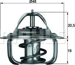 KNECHT/MAHLE Термостат CHRYSLER (048 921 7 AA, TX 1 83D)