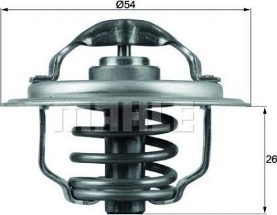 Knecht/Mahle TX 111 87D термостат, охлаждающая жидкость на SKODA OCTAVIA Combi (1Z5)